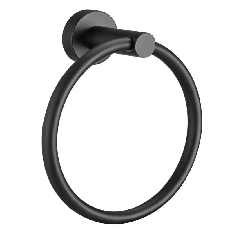 Description Picture 6 of itemBrushed Stainless Steel Towel Ring | Modern Hand Washcloth Holder for Bathroom Wall