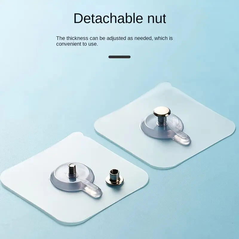 Description Picture 2 of itemHook Hanging Sticker Strong Adhesive Hooks Punch-Free Picture Frame Nail Poster Photo Clock Hooks Kitchen Bathroom Screw Hooks