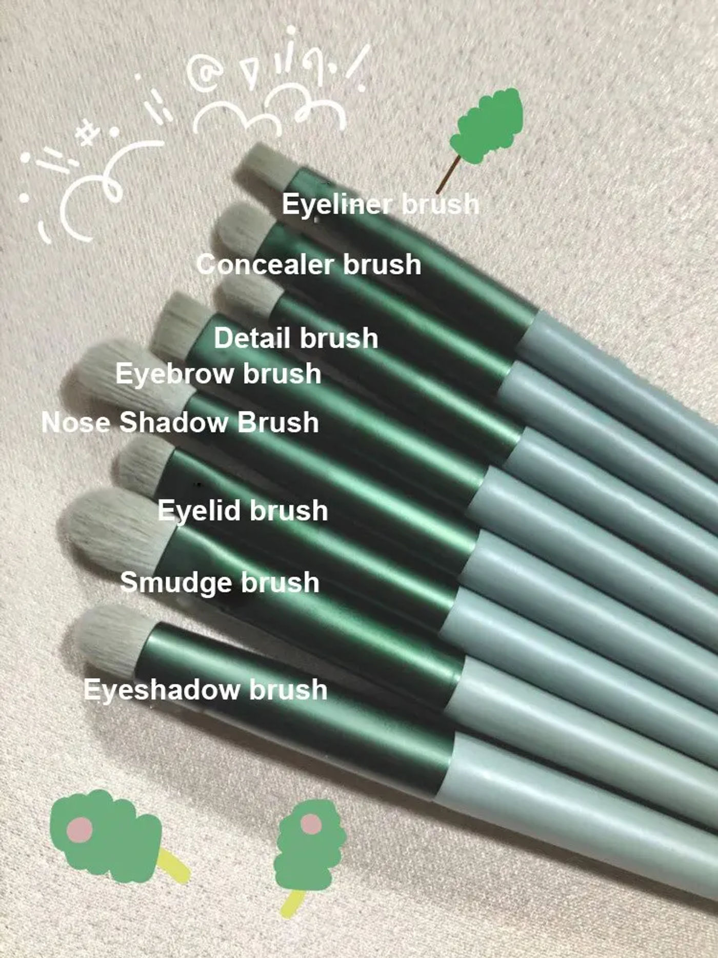 Description Picture 4 of item13 PCS Makeup Brushes Set Eye Shadow Foundation Women Cosmetic Brush Eyeshadow Blush Beauty Soft Make Up Tools Bag
