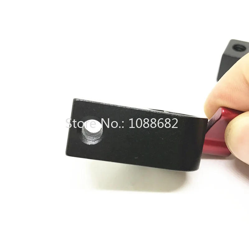 Description Picture 5 of itemAluminum 1/4" Thread 15mm Rod DSLR Rig Support Rail System Follow Magic Arm Monitor Rig  Mount Rail Block Rod Clamp