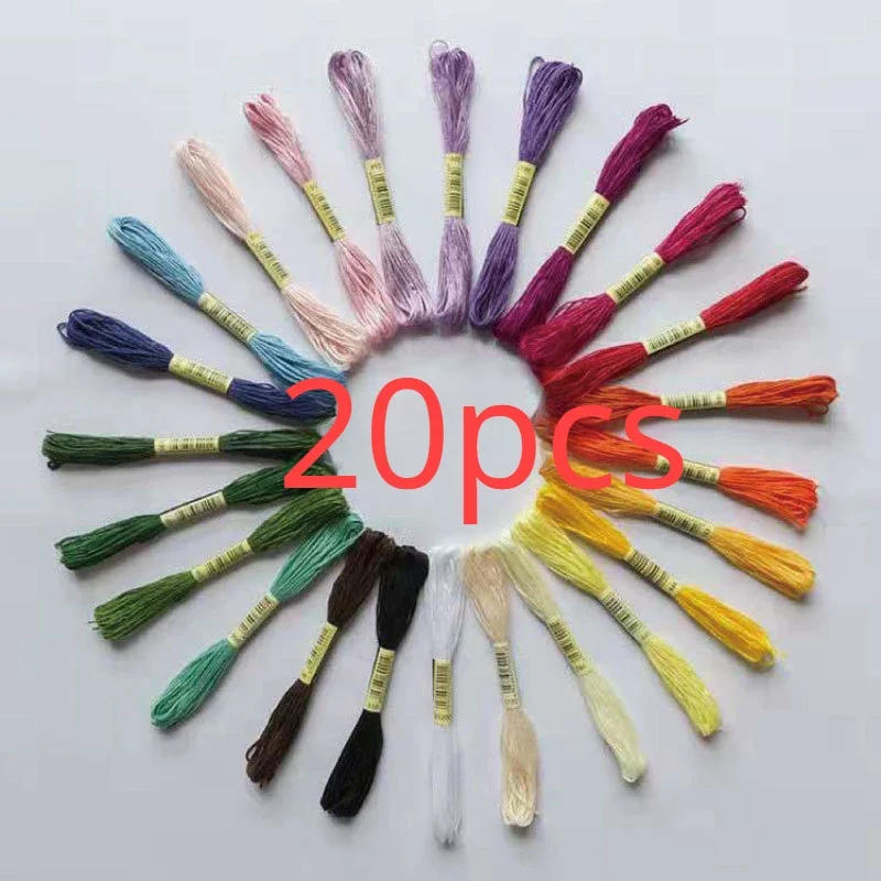 Description Picture 5 of itemCross Stitch Cotton Embroidery Thread Floss, Sewing Skeins Craft, Similar to DMC, New Cross Stitch, Not Repeat, 2023, 12, 24, 36