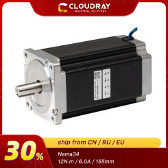 Nema 34 Stepper Motor 12N.m 6.0A 2 Phase 155mm Stepping Motor High Torque for CNC engraving milling machine (34CS120FK-600)