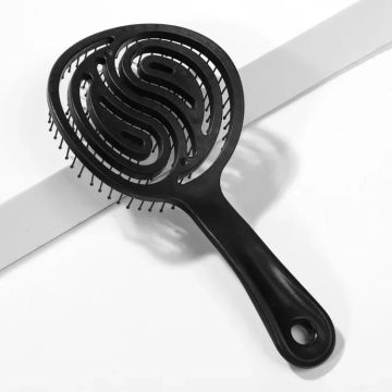 Head Massage Relaxing Comb Portable Round Shaped Hollow Hair Comb Scalp Massage Brush Salon Styling Tools Circular Hair Brushes
