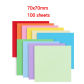 70x70mm 10 colors