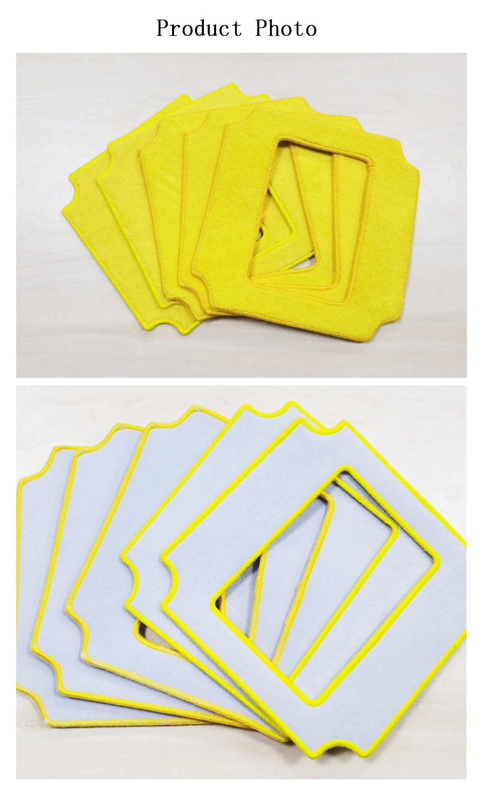 Description Picture 6 of itemWindow Cleaning Robot Mop High Class Cloth Square Clean Wipes Window Cleaner Accessories For Purerobo W-S3 W-S8S W-S3S Robot