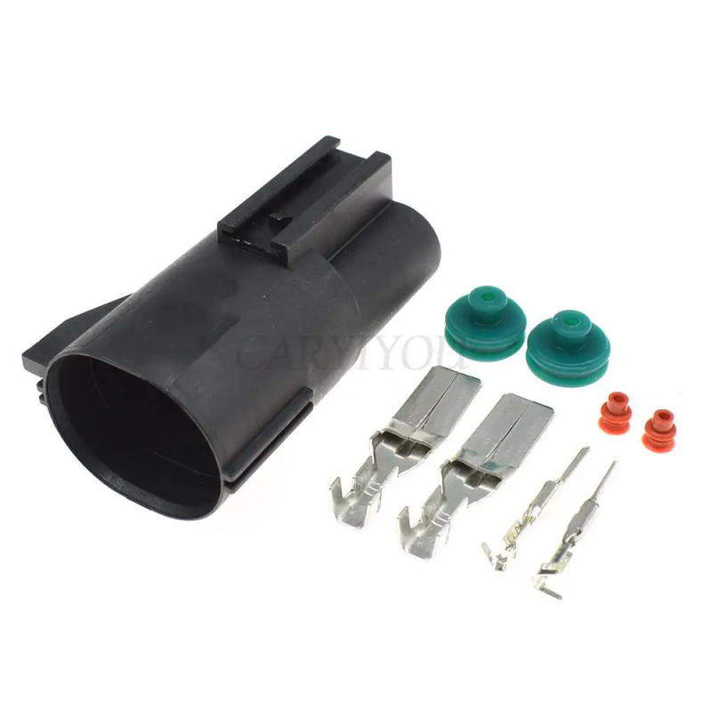 Description Picture 5 of item1 Set Female Male 4 Pin 7283-8497-90 Waterproof Connector Electric Fan Socket Plug For Ford Focus Volvo Land Rover