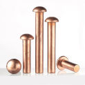 Copper Half Round Head Rivets 2mm/2.5mm/3mm/4mm/5mm/6mm/8mm Copper Rivet