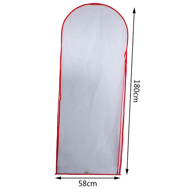 Description Picture 6 of item180cm/150cm Dress Bag Bridal Gown Long Clothes Bags Protector Case Dustproof Cover Wedding Dresses Garment Clothing Dust