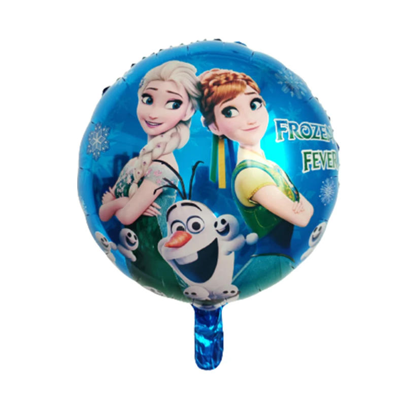 Description Picture 5 of item10pcs 18inch Frozen Foil Balloons Princess Anna Elsa Olaf Helium Globos Wedding Baby Shower Girl's Birthday Party Decorations