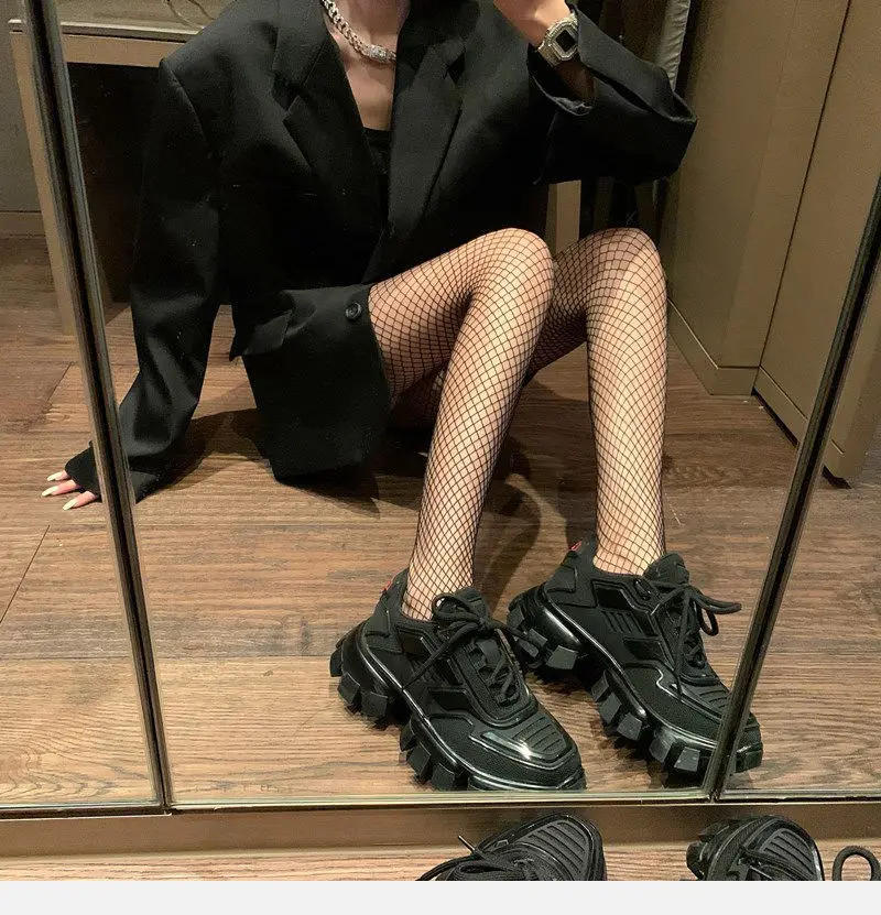 Description Picture 5 of itemSexy Fishnet Stocking Women Fish Net Pantyhose Leggings Mesh Hollowed Tights Gyaru Skin Thigh High Socks Winter Warm Hosiery