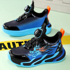 Children's Basketball Shoes Popular Breathable Sports Casual Thick Sole Height Increasing Walking Shoes for Kids Sneakers