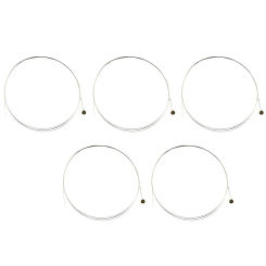 5 Pcs Single Guitar Strings Electric Guitar Top E Plain Steel Gauges 009 010 Guitar Accessories Replacement Parts Strings