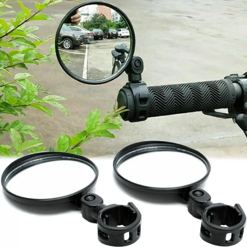 Description Picture 4 of itemBicycle Rearview Mirror Handlebar Mount 360 Rotation Adjustable Bike Wide Angle Modified Convex Mirrors Reflector Accessories