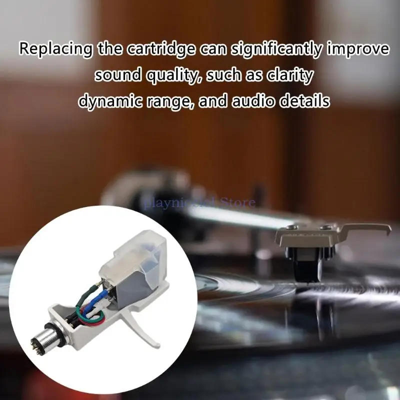 Description Picture 5 of itemAT-VM95E Turntable Cartridge Headshell for Record Player Cartridge Styluses Superior Sound Detail Music Experience
