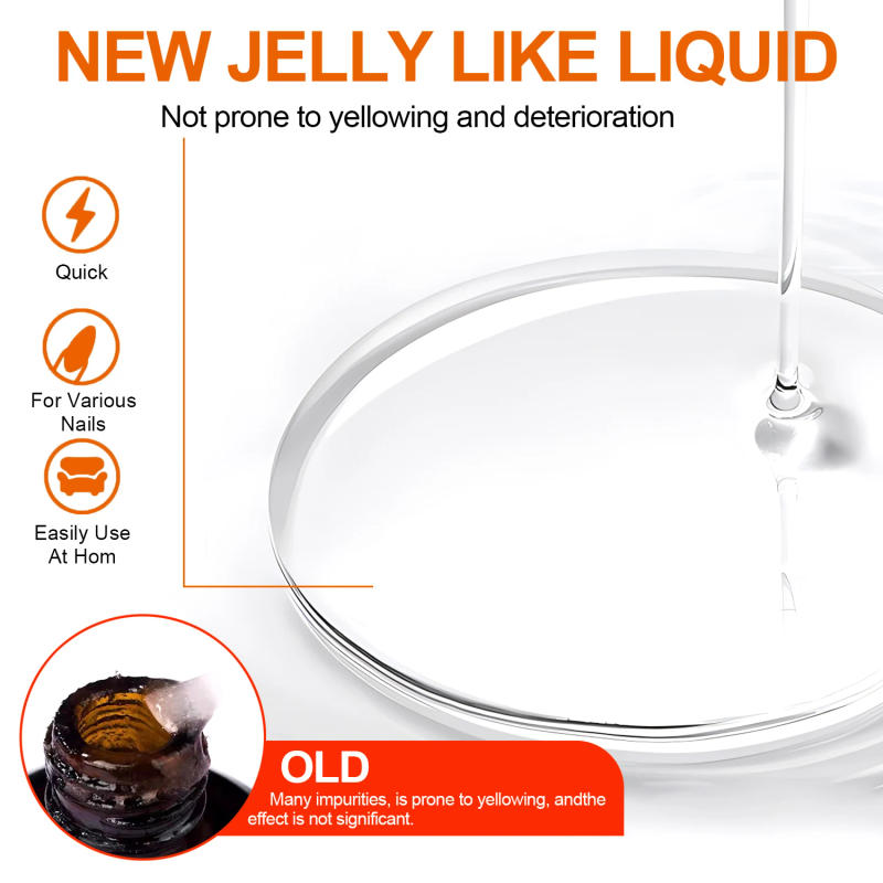 Description Picture 3 of itemGel Nail Polish Remover, Quick & Easy Polish Remover In 2-3 Minutes, No Need Soaking Or Wrapping - 0.51oz