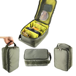 Oxford Fishing Tackle Bag Large Capacity Portable Fishing Reel Lure Hook Gear Storage Handbag Outdoor Fishing Reel Case
