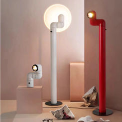 Spanish Santa Cole Space Age Tatu Floor Lamp Water Pipe Floor Lamp Decorations Designer Medieval Water Pipe Vertical Table Lamp