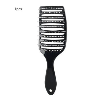 Elliptical hollowing out Hair Scalp Massage Comb Hairbrush Wet Curly Detangle Hair Brush for Salon Hairdressing Styling Tools