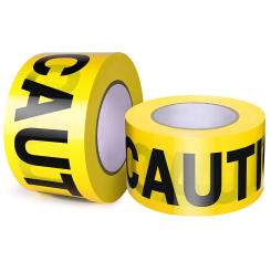 100m DIY Warning Tapes Halloween Party Decoration Halloween Decoration Outdoor Scary Party Construction Ribbon Caution Tape Roll