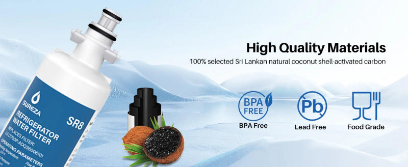 Description Picture 5 of itemReplace LG Refrigerator Water Filter LT700P ADQ36006101 ADQ36006102 RWF1200A Kenmore 9690 LFXC24726S, LMXS27626S, 1-6 PACK