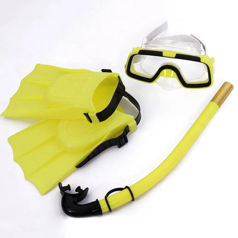 Description Picture 6 of itemChildren Diving Mask Set Anti-Fog Swimming Goggle Masks Snorkel Fins Kit for Kids Boys Girls Diving suit