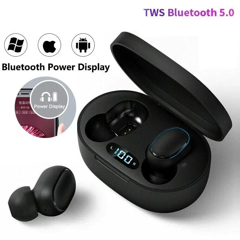 Description Picture 6 of itemTWS Fone Bluetooth Headphones Earphone Bluetooth earbuds Wireless Bluetooth Headset with Mic LED Display Earbuds for Xiaomi