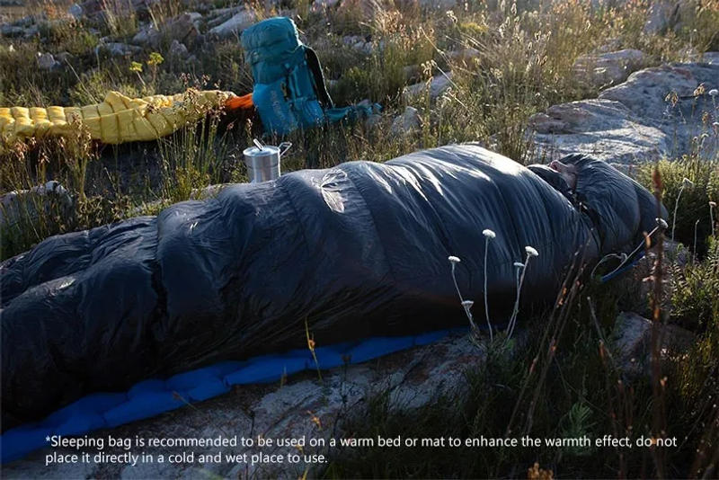 Description Picture 4 of itemNaturehike Sleeping Bag CW400 Ultralight Thickened Duck Down Warm Winter Sleeping Bag Outdoor Travel Hiking Camping Sleeping Bag