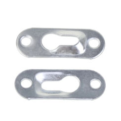 20 Pieces Metal Single Keyhole Hangers Mirrors Install Fasteners Durable Dropship