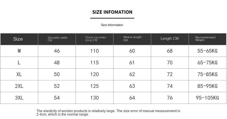 Description Picture 2 of itemMen's Zipper Cardigan Jacket, Lapel Jacquard Sweater, Autumn and Winter, New