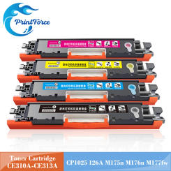 CE310A CE311A CE312A CE313A 126A CF350A CF353A Toner Cartridge Compatible for HP 126A LaserJet CP1025 M275 M175a M175nw M176n
