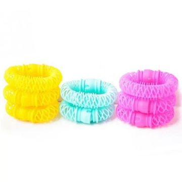 Fashion 8Pcs Magic Hair Curler Spiral Curls Roller Donuts Curl Hair Styling Tool Hair Accessories