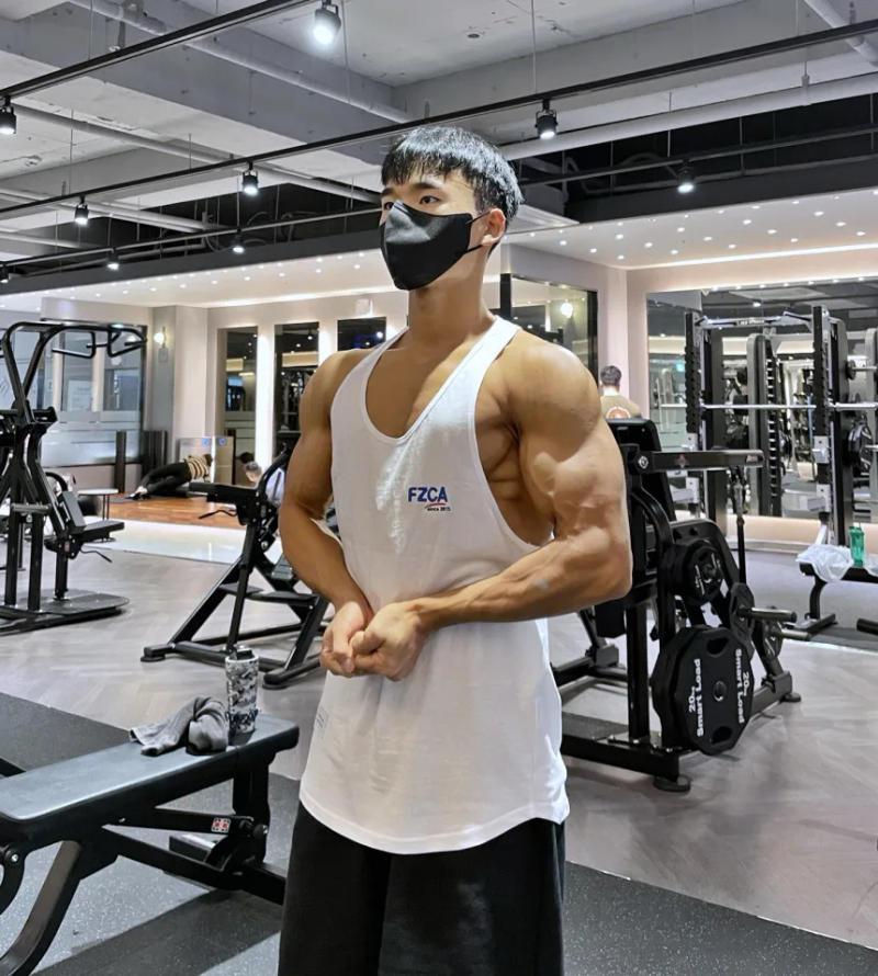 Description Picture 6 of itemMen’s Summer Thin Sports Leisure Breathable Soft and comfortable Cotton Vest Youth Fitness Training Sleeveless T-Shirt