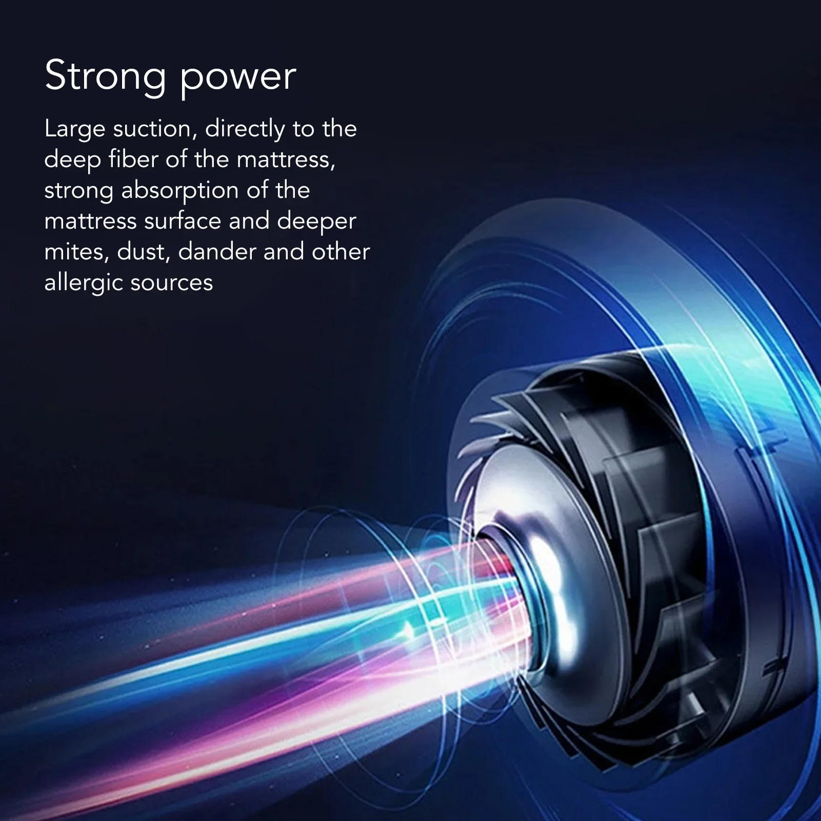 Description Picture 2 of itemBed Vacuum Cleaner Cordless Handheld Mattress Cleaner UV Mite Remover Cleaning Machine for Pillows Sheets Sofas Plush Toys