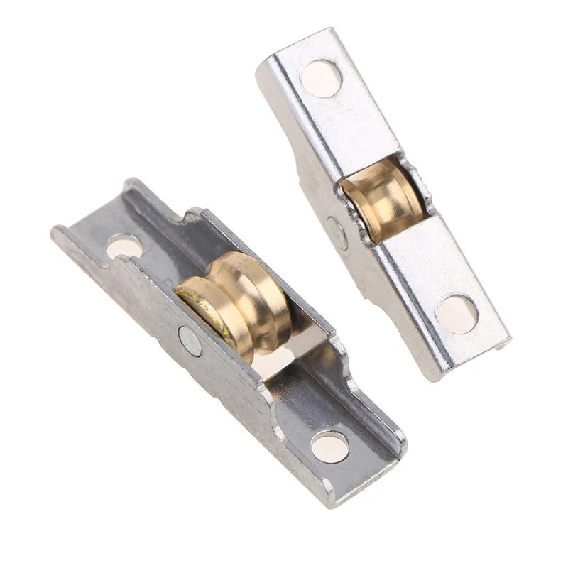 Description Picture 6 of item1pc Stainless Steel Window Pulley Glass Upperand Down Pulleys Wheel Sliding Door Roller Runner Mute Wheel Track Pulley Furniture