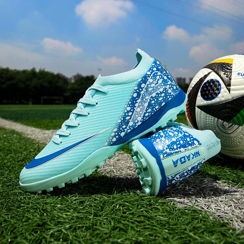 Description Picture 5 of itemNew Outdoor Soccer Shoes Indoor Long Spikes Football Boots Hot-selling High-quality TF/FG Sneakers Outdoor Sports Shoes Match