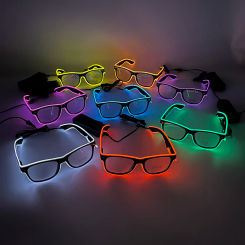 Fashion Disco Glowing Glasses Birthday Party LED Glasses With Light Supplies Neon Glasses For Men Women Eyewear Costume
