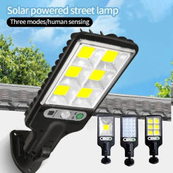 Outdoor Solar Led Street Light Induction Courtyard Lamp Home Lighting Mini Remote Control Wall Lamp