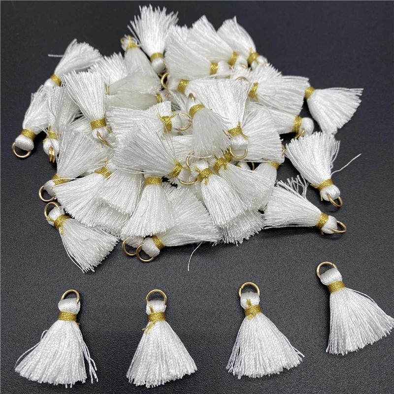 Description Picture 3 of item10pcs Polyester Trim Fringe Tassel Sewing Curtains Accessories DIY Keychain Cellphone Straps Pendant Tassels For jewelry Making