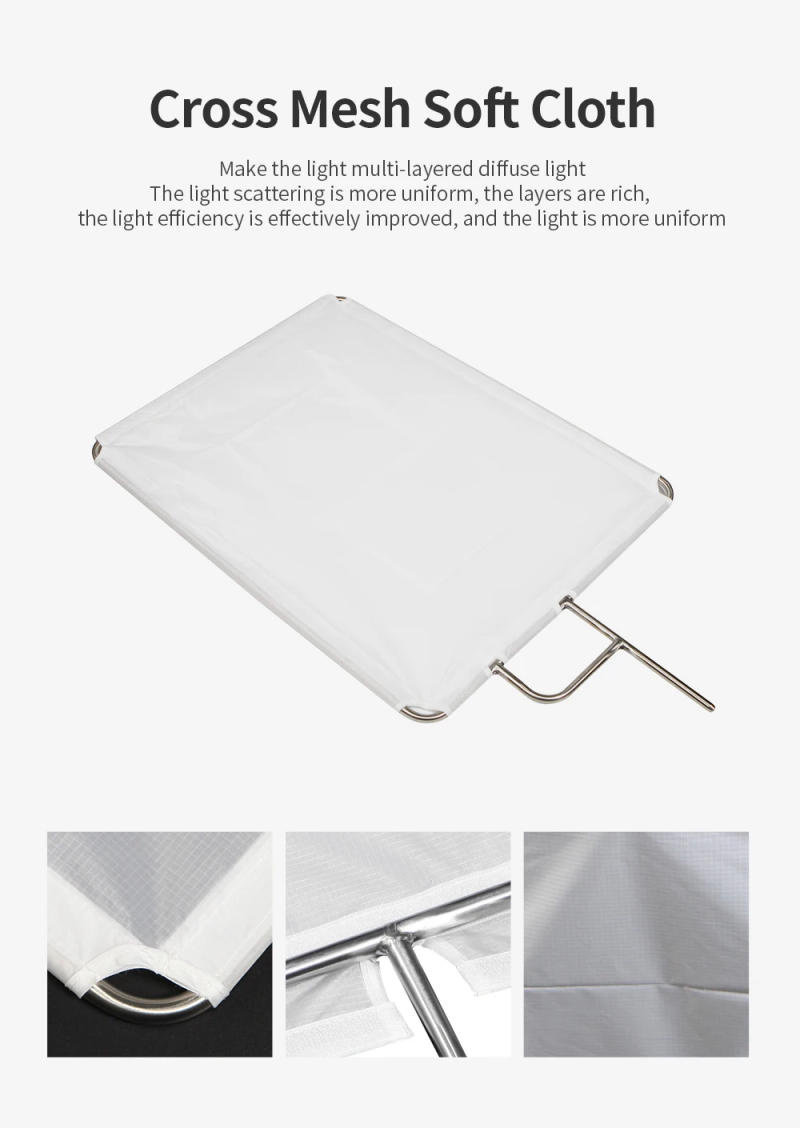 Description Picture 5 of item4 Colors Panel Cloth Video Studio Stainless Flag Panel Cloth Reflector Diffuser Fotografia Camera Photo Studio Props Only Cloth