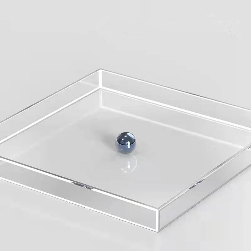 Description Picture 5 of item5mm High Transparent Acrylic Water Tank Shallow Sink Photo Studio Kit Tabletop Shooting Props Cosmetics Storage Tray