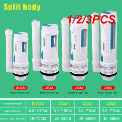 1/2/3PCS Flush Valve For Toilet Water Tank Connected 2 Flush Fill Toilet Cistern inlet Drain Button Repair Parts Outlet Tank