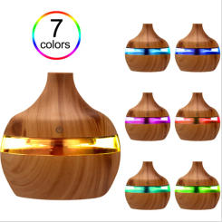 300ML Humidifier Home Aromatherapy Diffuser Air Appliance Vaporizer Evaporator Ultrasonic Wood Grain Aromatizer Humidifiers