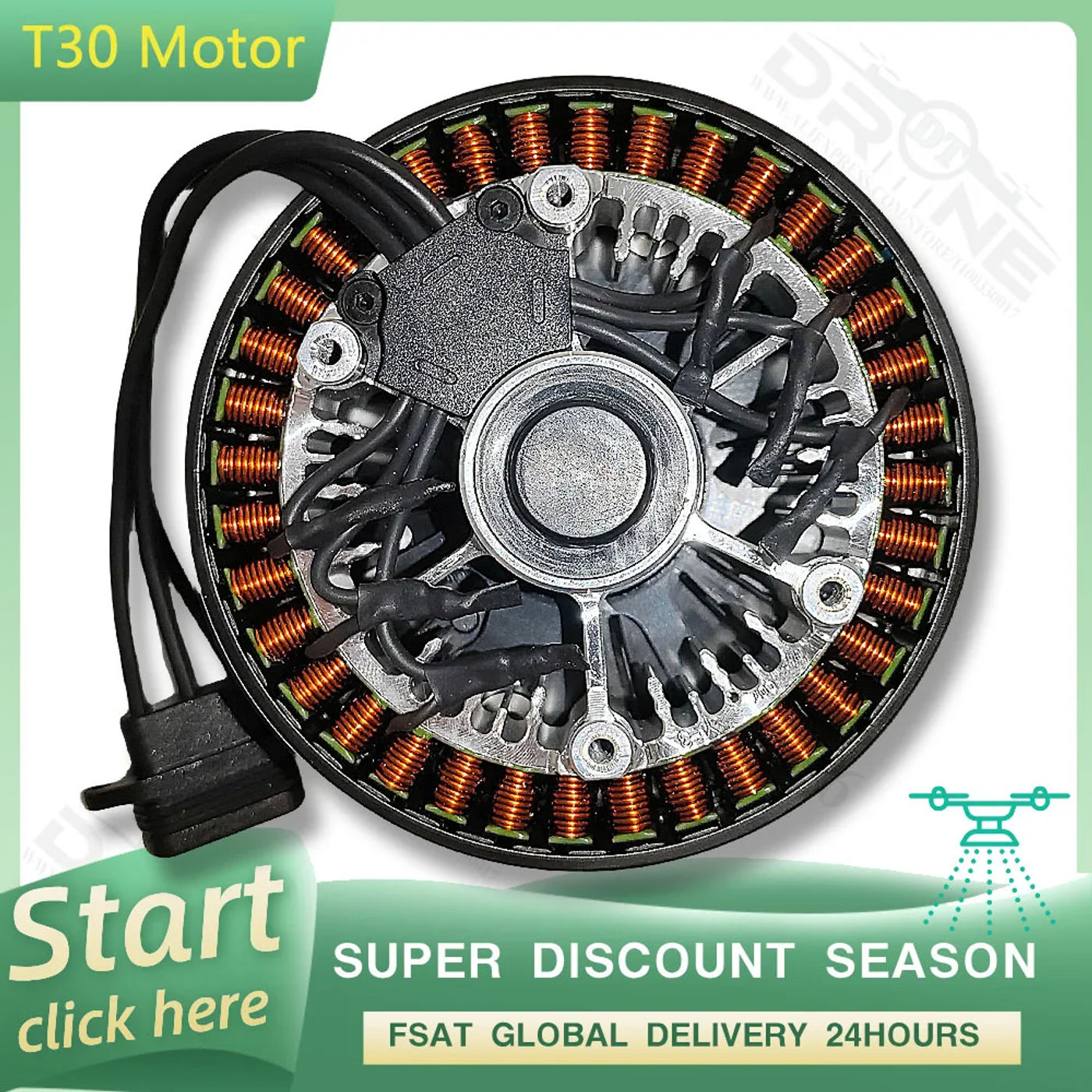 Description Picture 2 of itemDji T30 Motor Original Replace Motors parts for Pesticide Sprayer Drone Engines