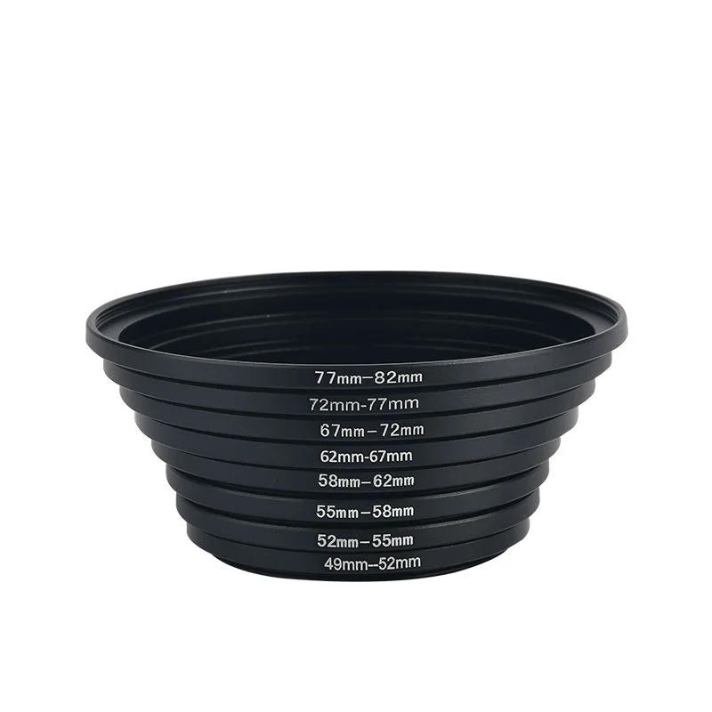 Description Picture 3 of itemLightdow Lens Filter Adapter Ring Step Up Metal Ring 49 mm 55 58 62 67 72 77 82 mm for UV ND CPL Camera Lens Hood etc