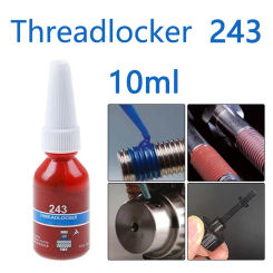 10ml Threadlocker 242 Medium Strength Threadlocker Blue Locktite Anaerobic Threadlocker Adhesive Caulk Adhesives Sealer Hardware