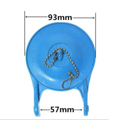 WDY3 Home Interior Finish Bathroom Toilet Parts Large Rubber Plug Flap valves 93mm