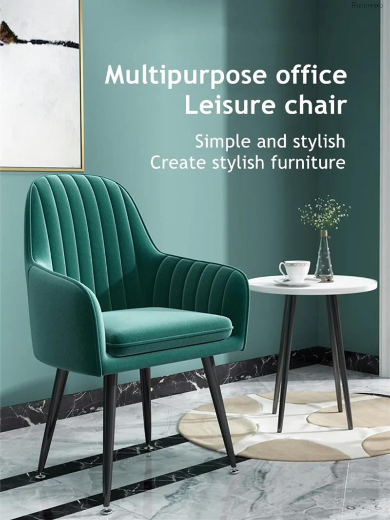 Description Picture 2 of itemLiving Room Chairs Nordic Modern Minimalist Dining Chairs Furniture Flanne Sofa Chairs for Kitchen Armchair Furniture for Home