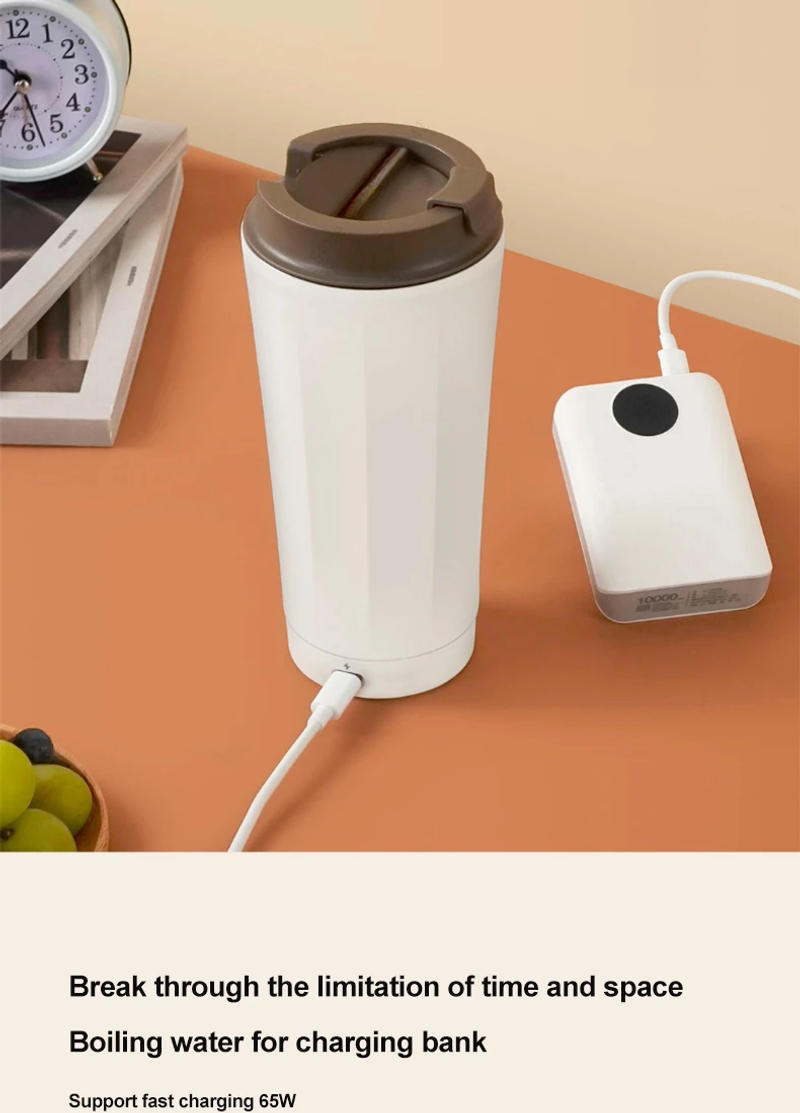 Description Picture 5 of itemMini Electric Cup Type-C 350ml Portable Hot Water Boiler Heater USB Hot/Hot Cup/Bottle Winter Warm Water Cup Gift