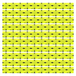 100pcs Total Station Reflector Prisms Sheet Total Station Parts Reflective Sticker Tape Target Measurement Fluorescent Tower