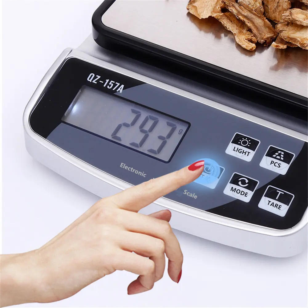 Description Picture 3 of item15KG/3KG Electronic Kitchen Scale USB Charge Precision Balance Food Scale Household Coffee Scale Smart Digital Baking Scales